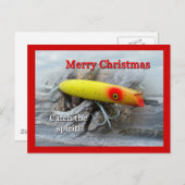 KerstGibbs Darter Saltwater Lure Feestdagenkaart (Voorkant / Achterkant)