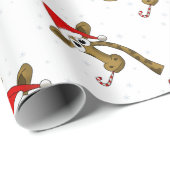 kerstgiraf cadeaupapier (Rol Hoek)