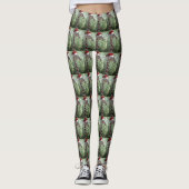 kerstGiraffes Leggings (Voorkant)
