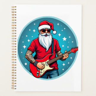 Kerstgitarist Rockmuziek Kerstmis (2) Planner