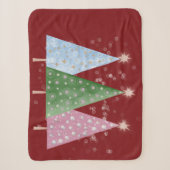 Kerstglans Sherpa Deken (Voorkant)