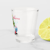 kerstglas met cadeau shot glas (Rechts)