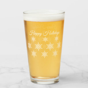 Kerstglas Sneeuwvlokken Glas
