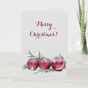 Kerstglitter-sierolie Kaart