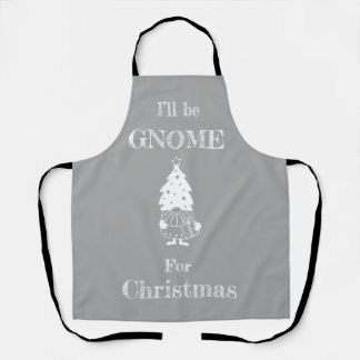 Kerstgnome modern scandi-decor schort