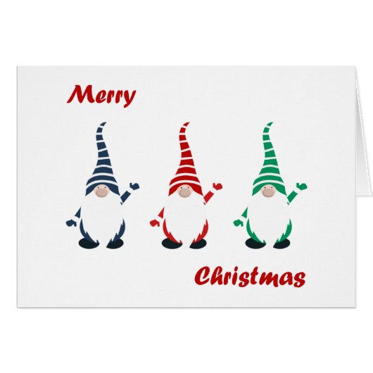 Kerstgnomen (Voorkant Horizontaal)
