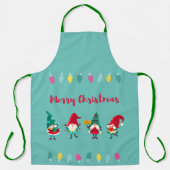 Kerstgnomen Apron Schort (Voorkant)
