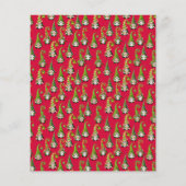 kerstgnomen gedrukte papierbladen (Achterkant)