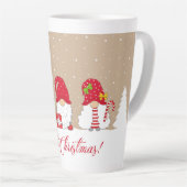 Kerstgnomen Latte Mok (Rechterhoek)
