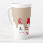 Kerstgnomen Latte Mok (Linkerhoek)