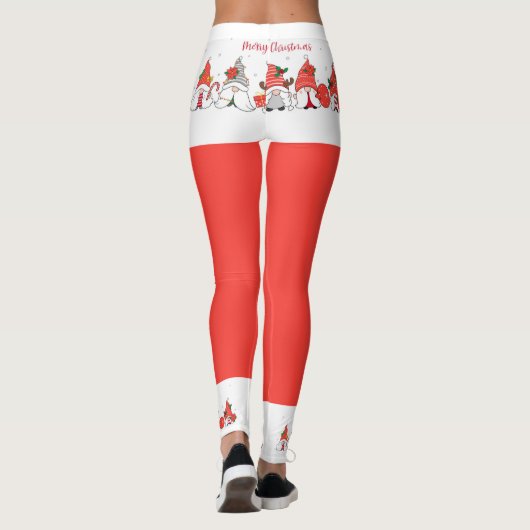 Kerstgnomen Leggings (Achterkant)