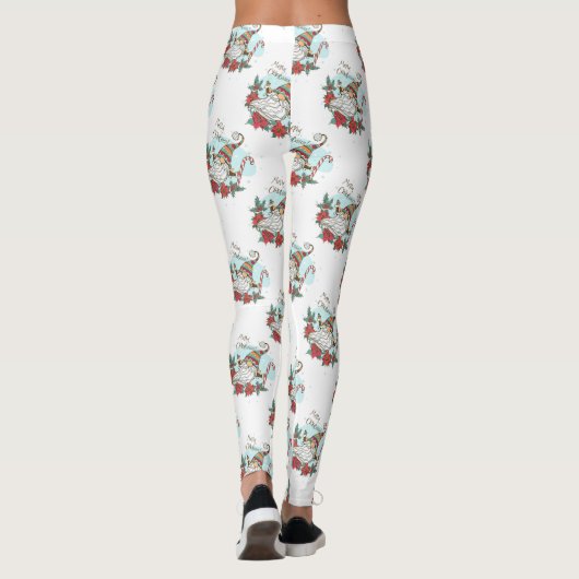 Kerstgnomen Leggings (Achterkant)