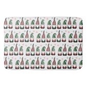 Kerstgnomen Pattern Badmat (Voorkant)