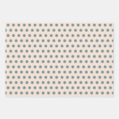 Kerstgnomen Scandinavian Blue Yellow Inpakpapier Vel (Voorkant 2)