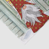 kerstgnomen Speelgoed-winkel Tissuepapier (Detail)