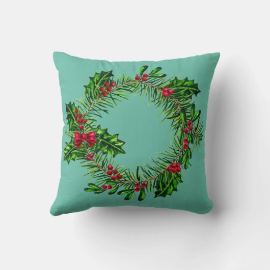 Kerstgnomen, Waterverf Wreath, Mr & Mrs Claus Kussen (Achterkant)