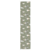 Kerstgnomen Woodland Korte Tafelloper (Voorkant)