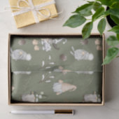 Kerstgnomen Woodland Tissuepapier (Geschenk)