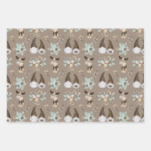 kerstgnomen Woodland Wrapping Paper Sheets (Voorkant 2)