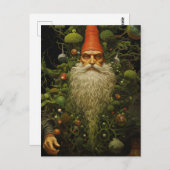 kerstgnoom briefkaart (Voorkant / Achterkant)