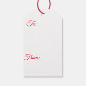 kerstgnoom cadeaulabel (Achterkant)