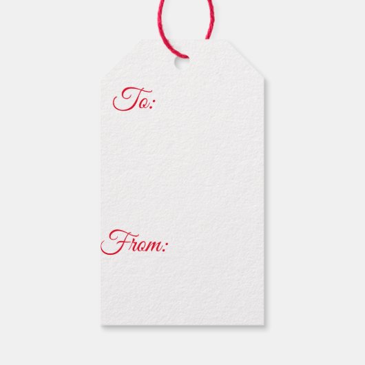 kerstgnoom cadeaulabel (Achterkant)