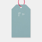 kerstgnoom cadeaulabel (Achterkant)