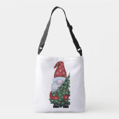 kerstgnoom crossbody tas (Achterkant)