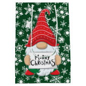 kerstgnoom medium cadeauzakje (Achterkant)