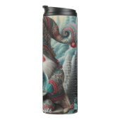 Kerstgnoom met Wereldbol Thermosbeker (Geroteerd rechts)