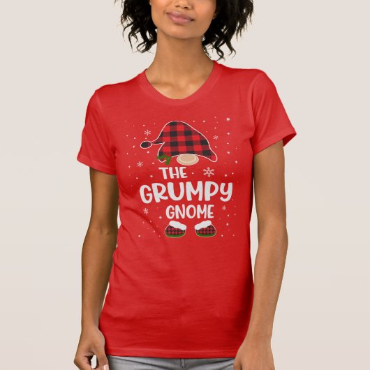 kerstgnoom t-shirt (Voorkant)