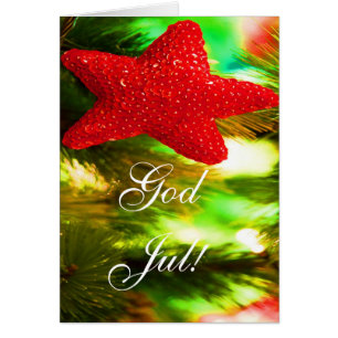 KerstGod Jul Red Star III