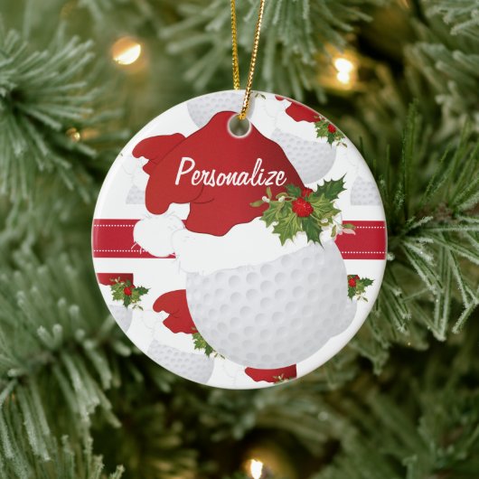 kerstgolf personaliseer Ornament (Boom)