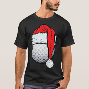 kerstgolfbal kerstbal kerstman met hoge prijzen t-shirt