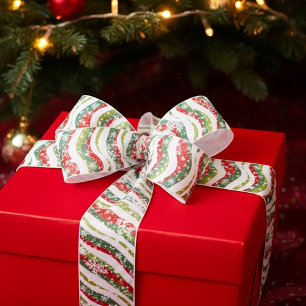 Kerstgolven en sneeuwvlokken lint