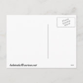 Kerstgorilla Feestdagenkaart (Achterkant)