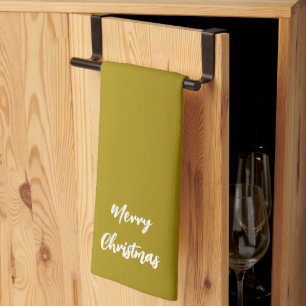 kerstgoud theedoek