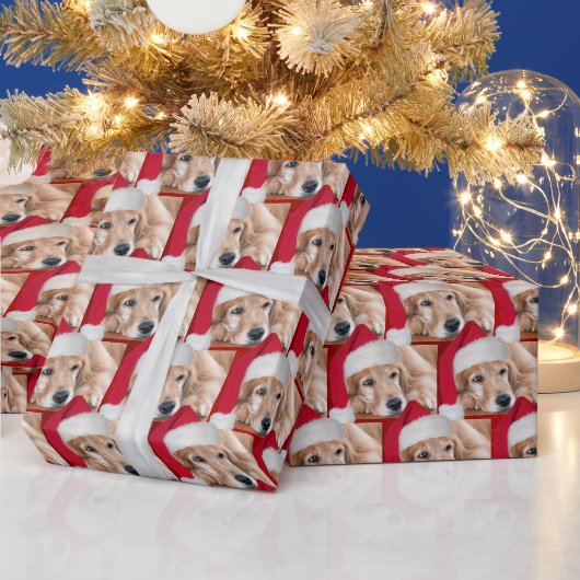 KerstGouden Retriever Cadeaupapier (Feestdagen)