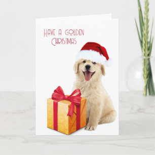 KerstGouden Retriever Kaart