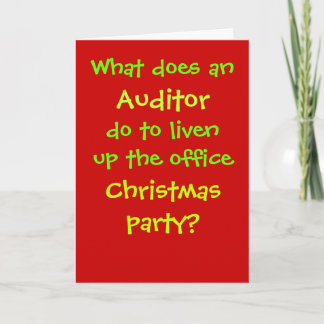 Kerstgrap voor accountant - Wreed maar grappig Feestdagen Kaart