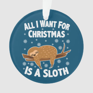 Kerstgrappige Slote Ornament