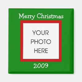 Kerstgrens - Vrolijk Kerstfeest Magneet