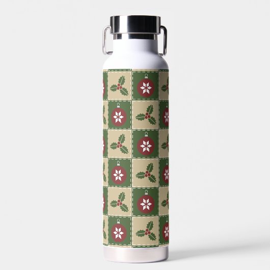 kerstgriet waterfles (Voorkant)