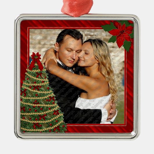 kerstgrijns Ornament (Voorkant)