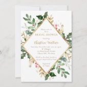 kerstgrilly Bridal Shower-uitnodigingen Kaart (Voorkant)