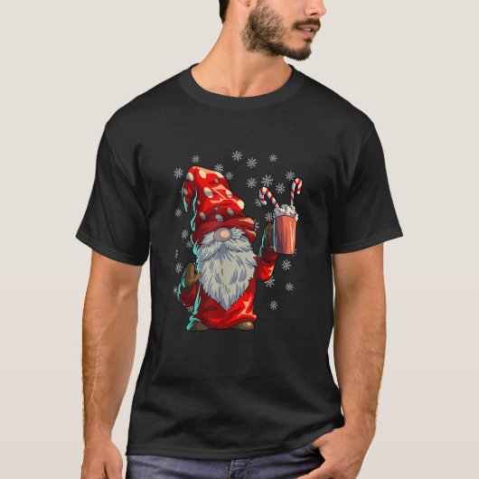 kerstgrint Shirt Mannen Vrouwen buffels rood (Voorkant)