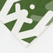 Kerstgroen 3 Foto Collage Joy Fleece Blanket (Hoek)