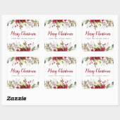 Kerstgroen Cadeaubon Label (Vel)