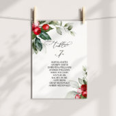 kerstgroen Tabel nummer 7 Kaart