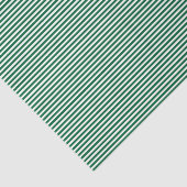 Kerstgroene, eenvoudige strepen tissuepapier (Detail)